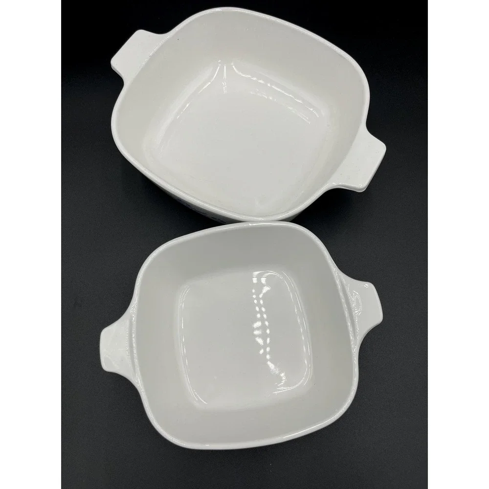 Vintage Corningware Cornflower Baking Dishes: 2-Piece Set